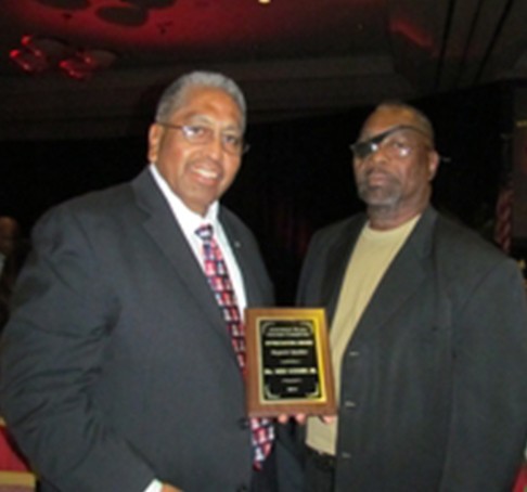 Men Receiving An Award